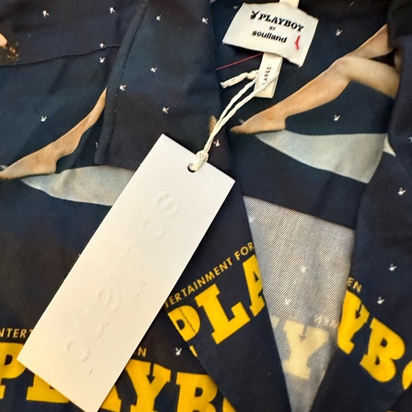 NWT Playboy Soulland December 1973 Playboy Camp Shirt Shirt - Picture 9 of 9